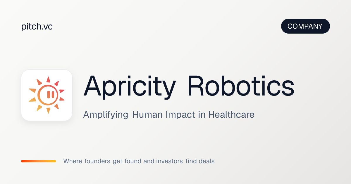 Apricity Robotics — Pitch