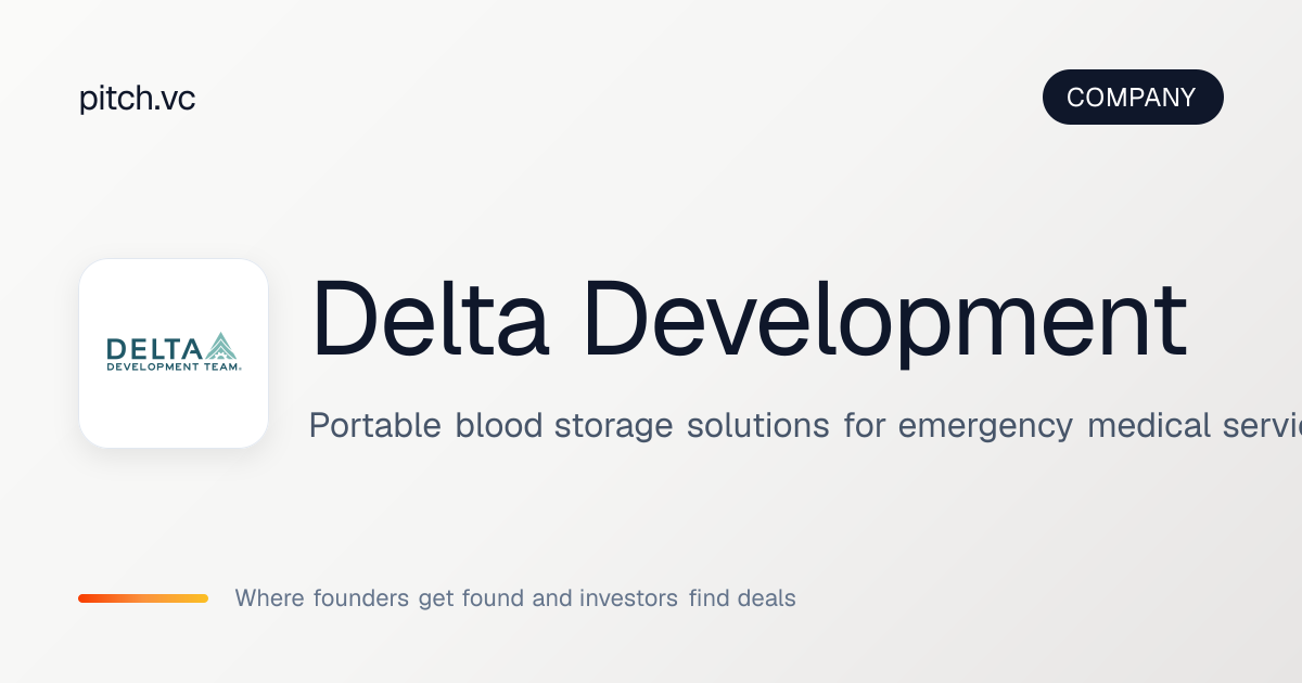 Delta Development — Pitch