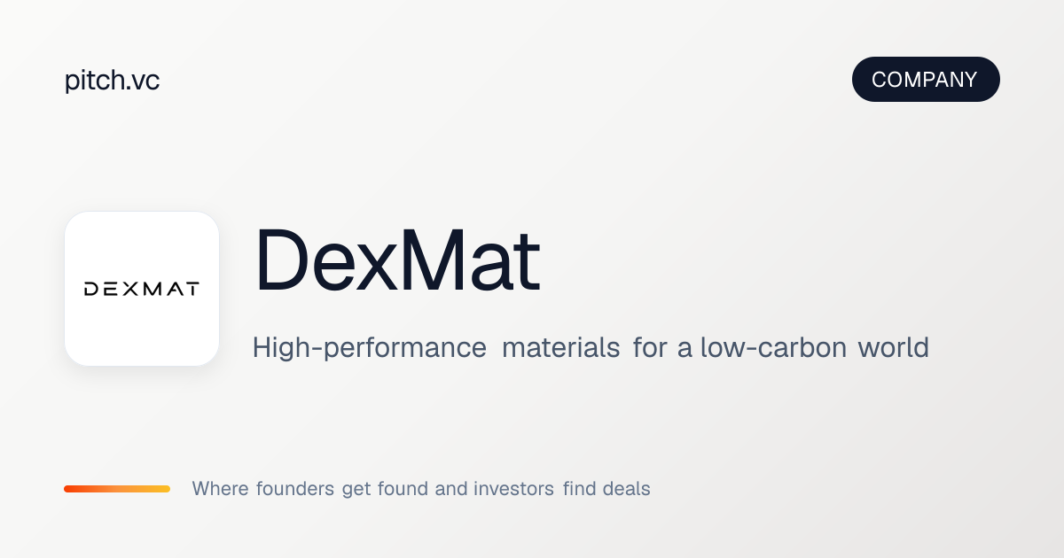 DexMat — Pitch