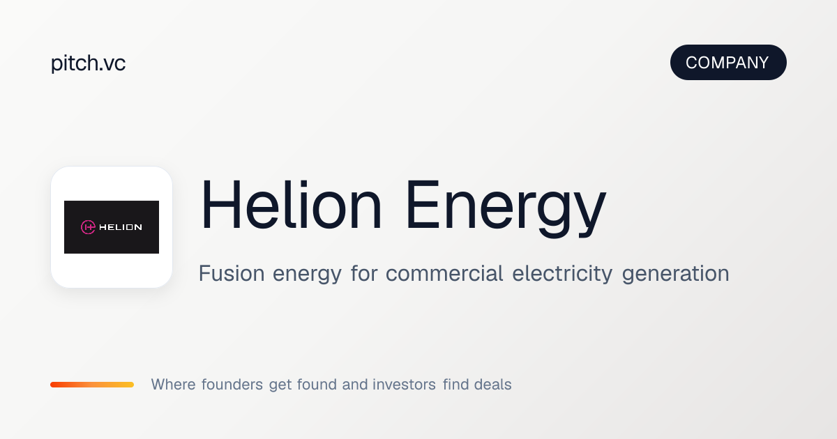 Helion Energy — Pitch
