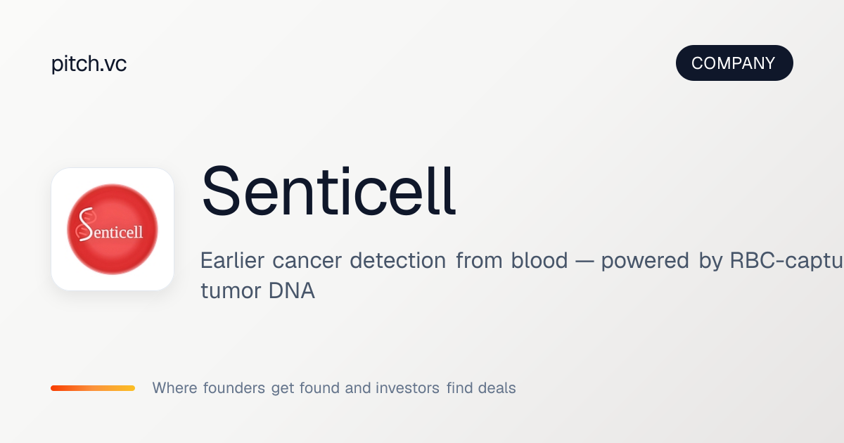 Senticell — Pitch