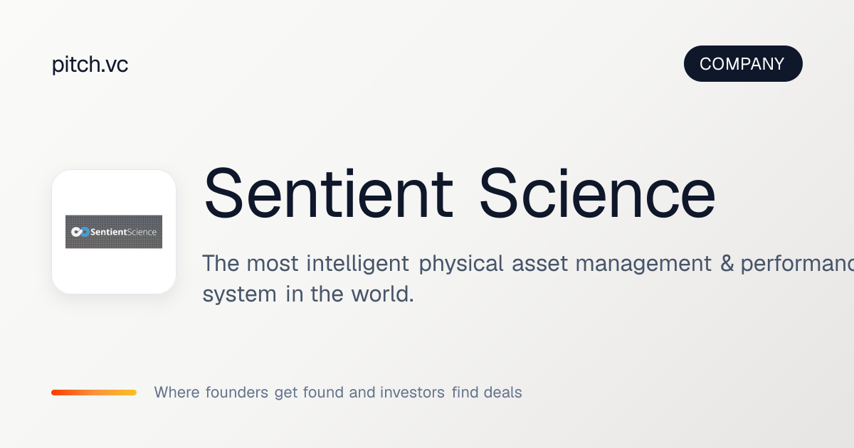 Sentient Science — Pitch