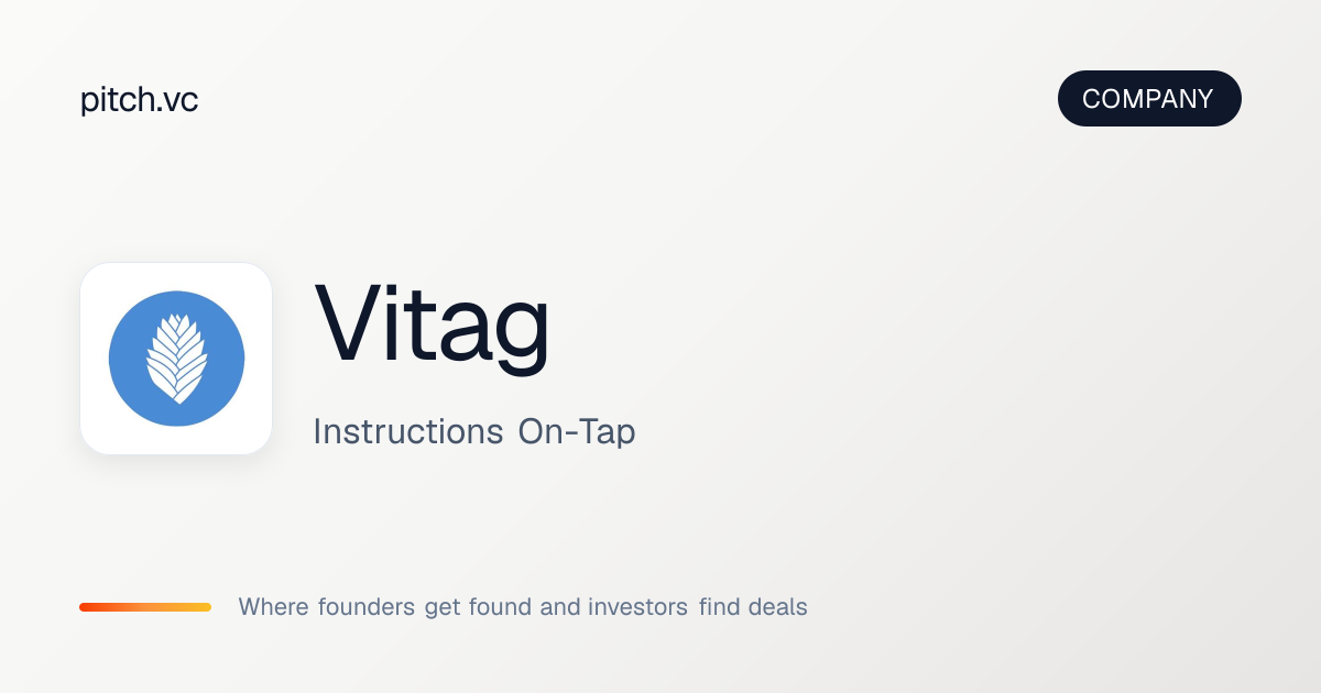 Vitag — Pitch